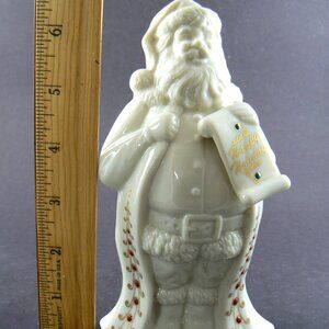 LENOX CHINA JEWELS COLLECTION PORCELAIN SANTA FIGURINE (A24)